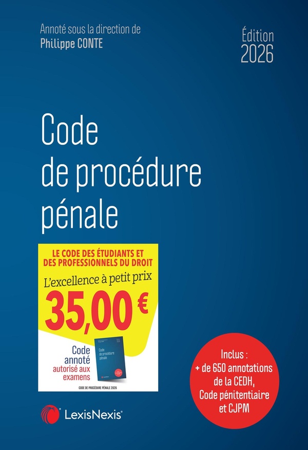 CODE DE PROCEDURE PENALE 2026