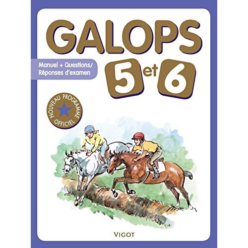 GALOPS 5 ET 6 - MANUEL + QUESTIONS / REPONSES D'EXAMEN