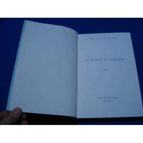 LA BALLADE DES PELERINS