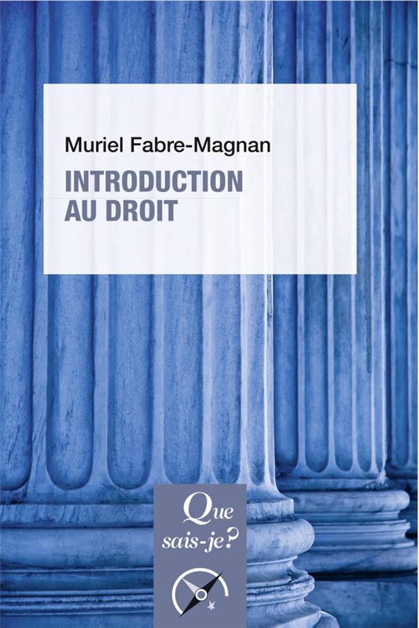 INTRODUCTION AU DROIT