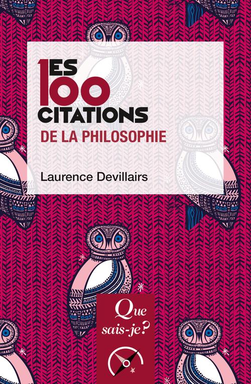 LES 100 CITATIONS DE LA PHILOSOPHIE