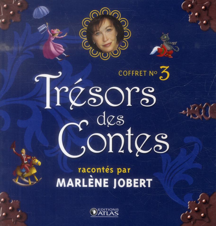 COFFRET TRESORS DES CONTES N  3 - RACONTES PAR MARLENE JOBERT