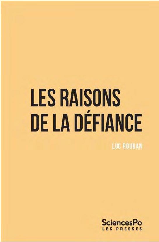 LES RAISONS DE LA DEFIANCE