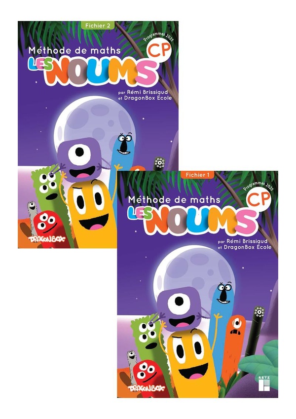 LES NOUMS CP - FICHIER DE L'ELEVE EN 2 VOLUMES -PROGRAMMES 2025