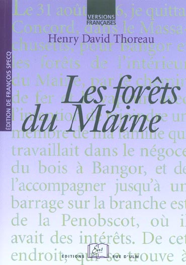LES FORETS DU MAINE