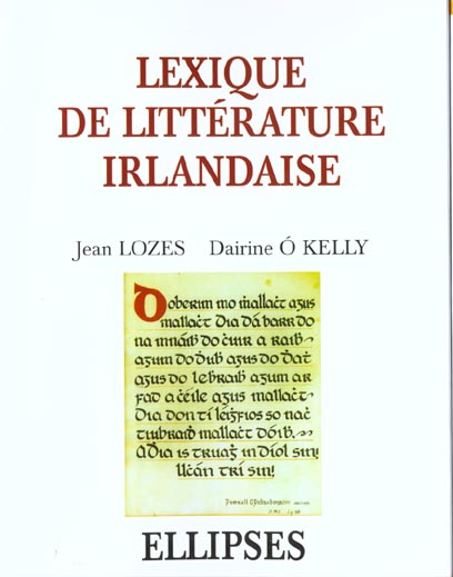 LEXIQUE DE LITTERATURE IRLANDAISE