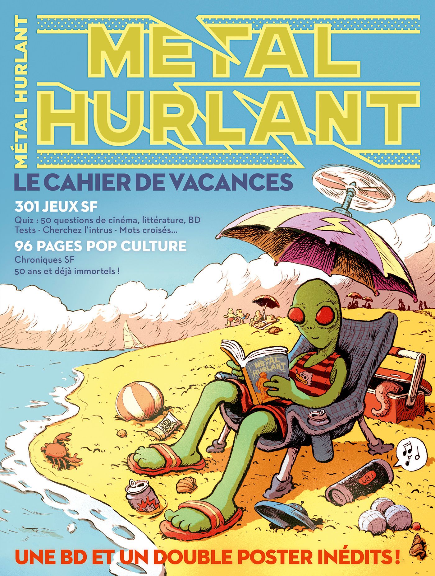 METAL HURLANT CAHIER DE VACANCES 2025