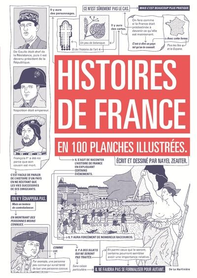 HISTOIRES DE FRANCE - EN 100 PLANCHES ILLUSTREES