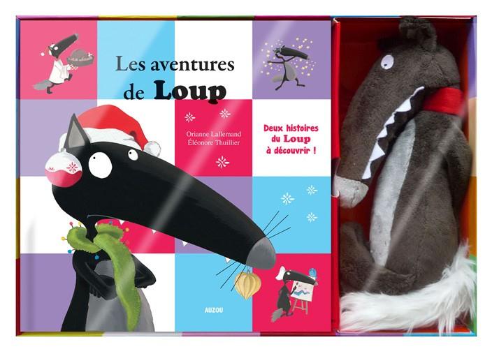 COFFRET LOUP + PELUCHE