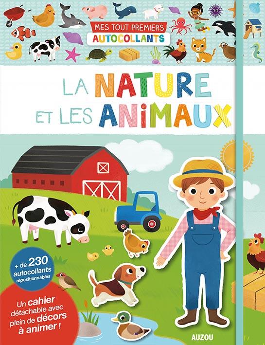 MES TOUT PREMIERS AUTOCOLLANTS - LA NATURE ET LES ANIMAUX