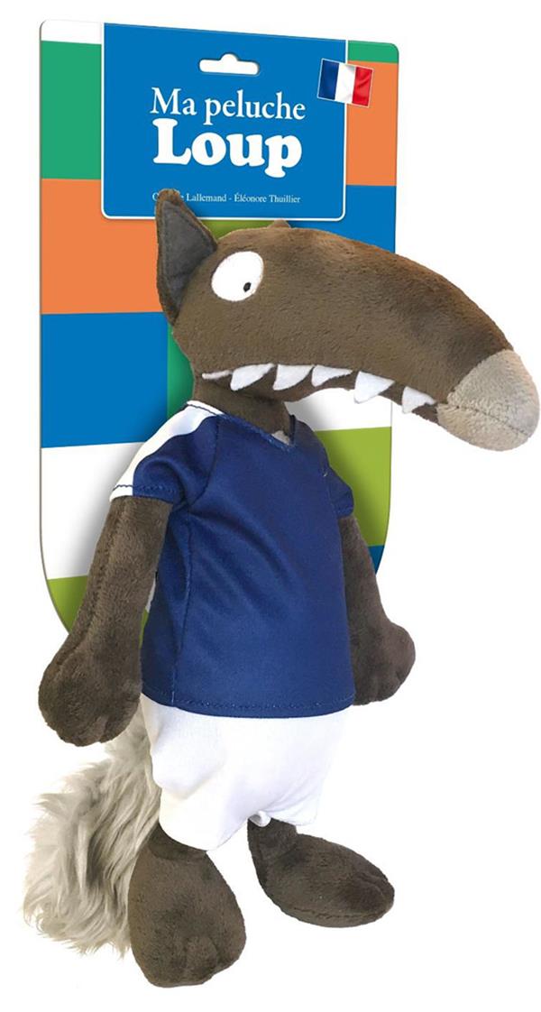 LA PELUCHE LOUP FOOT - JOUET