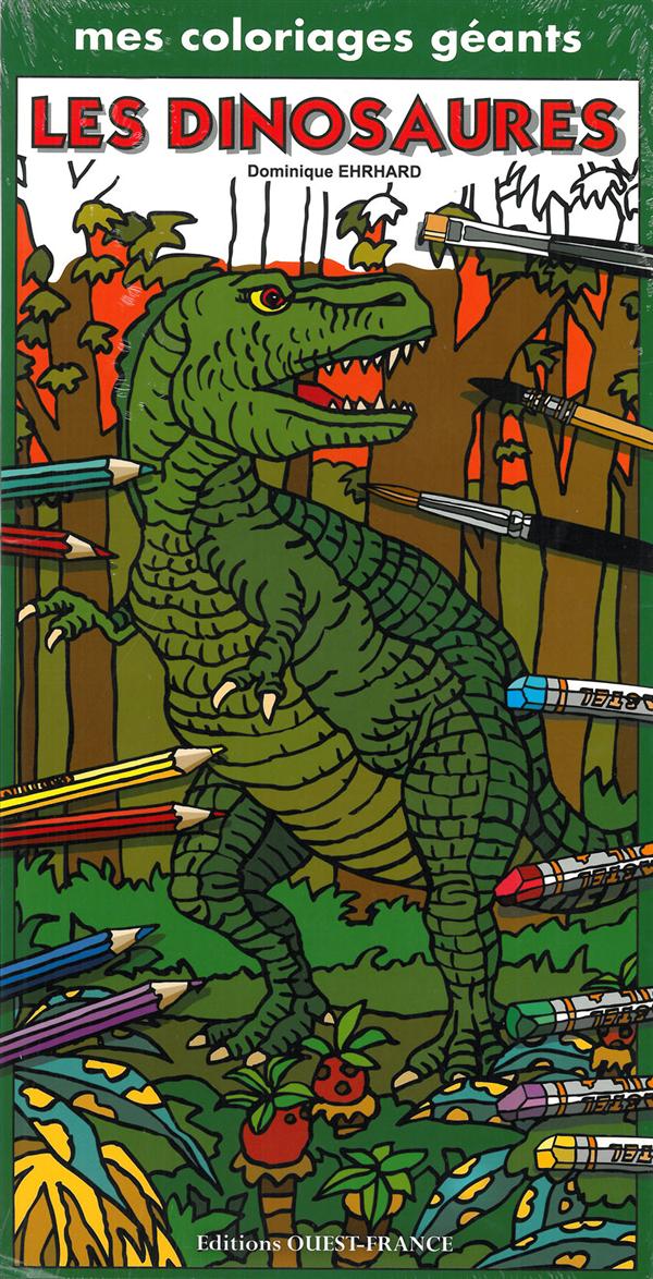 DINOSAURES : COLORIAGES GEANTS