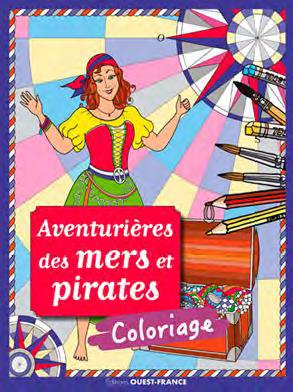 COLORIAGE: AVENTURIERES DES MERS, PIRATES ET CORSA