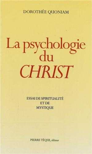 LA PSYCHOLOGIE DU CHRIST