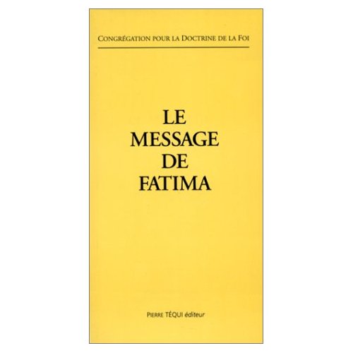 LE MESSAGE DE FATIMA