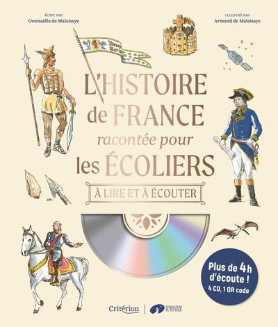 L'HISTOIRE DE FRANCE RACONTEE POUR LES ECOLIERS VERSION AUDIO