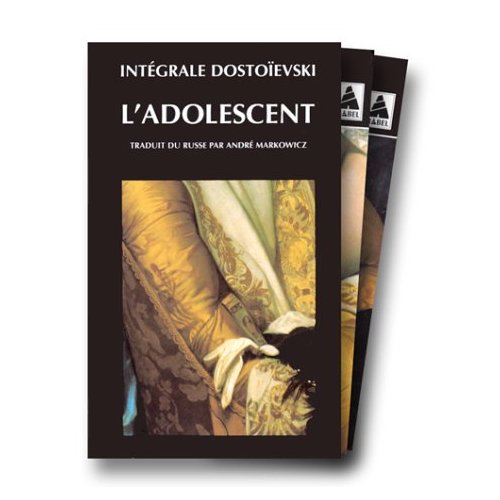 COFFRET L'ADOLESCENT DE DOSTOIEVSKI 2VOLS