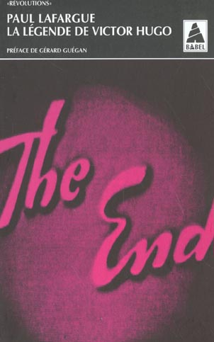 LEGENDE DE VICTOR HUGO (LA) BAB N 480