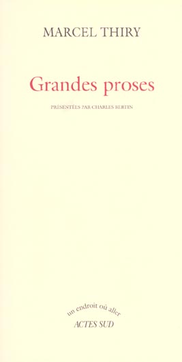 LES GRANDES PROSES