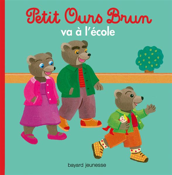 PETIT OURS BRUN VA A L'ECOLE