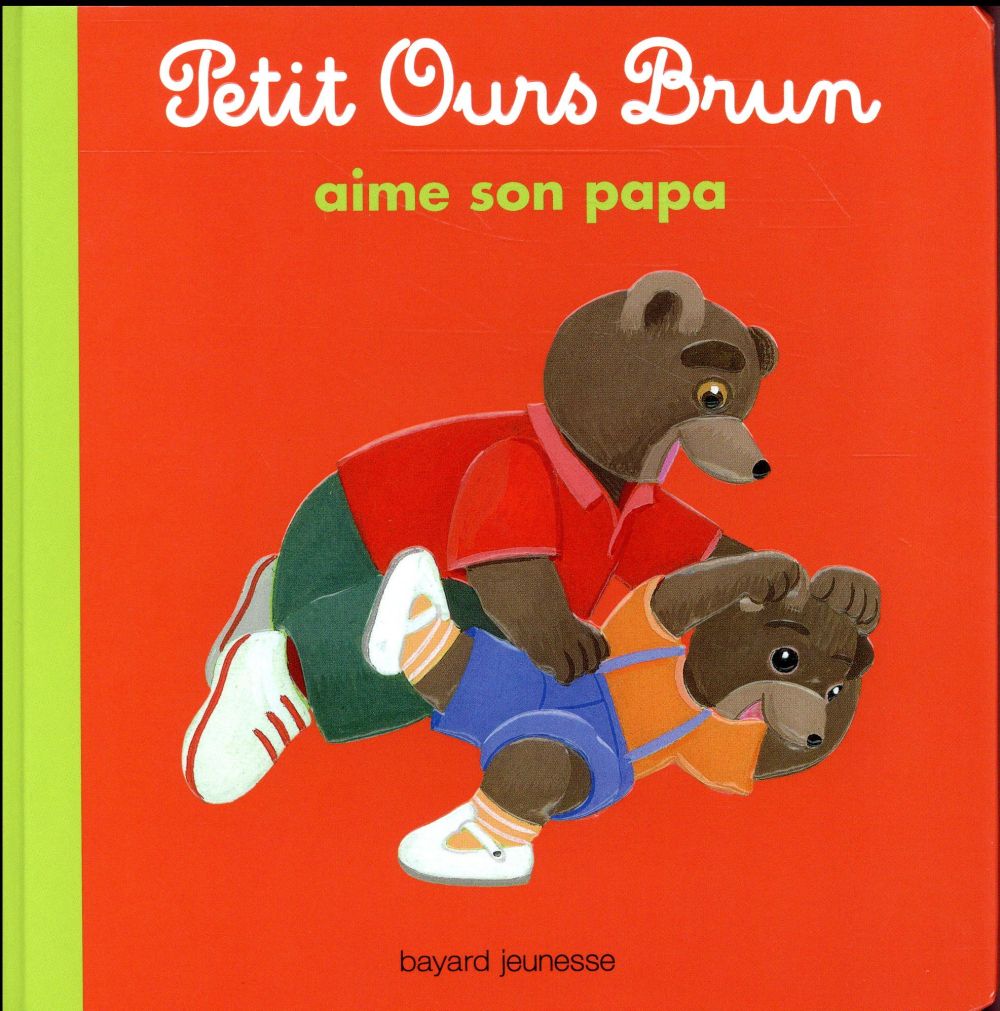 PETIT OURS BRUN AIME SON PAPA