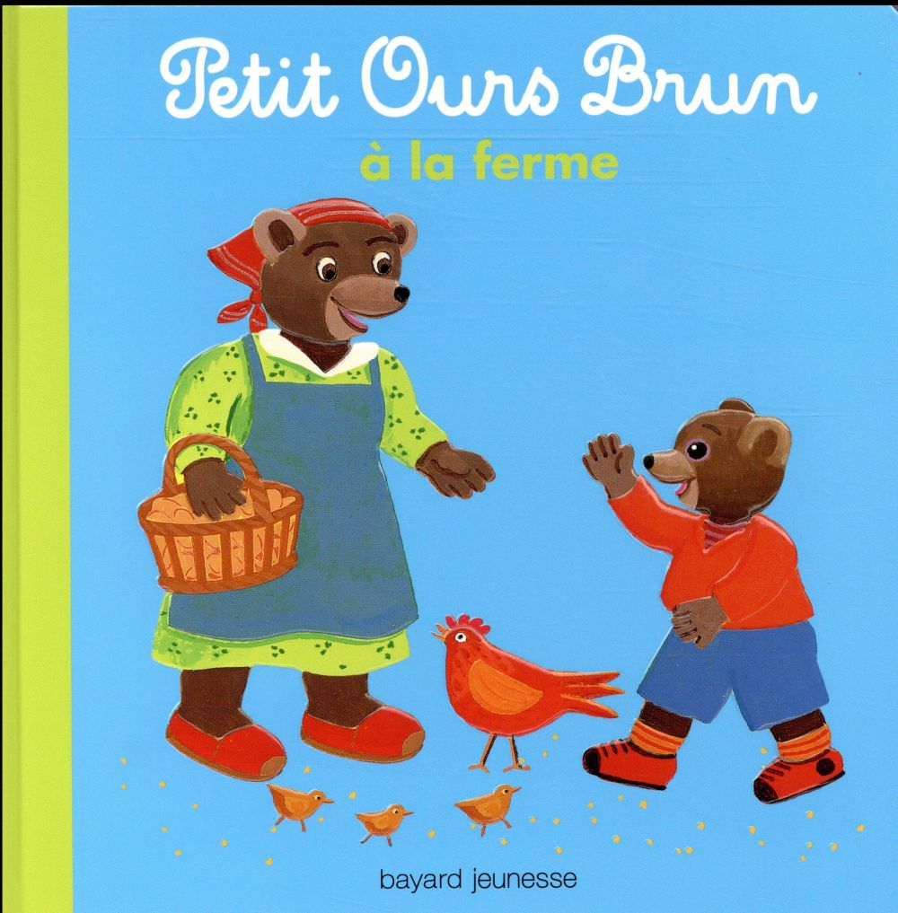 PETIT OURS BRUN A LA FERME