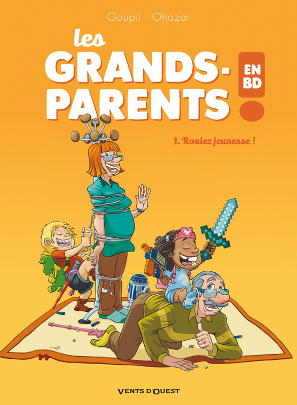 LES GRANDS-PARENTS EN BD - TOME 01 - ROULEZ JEUNESSE !