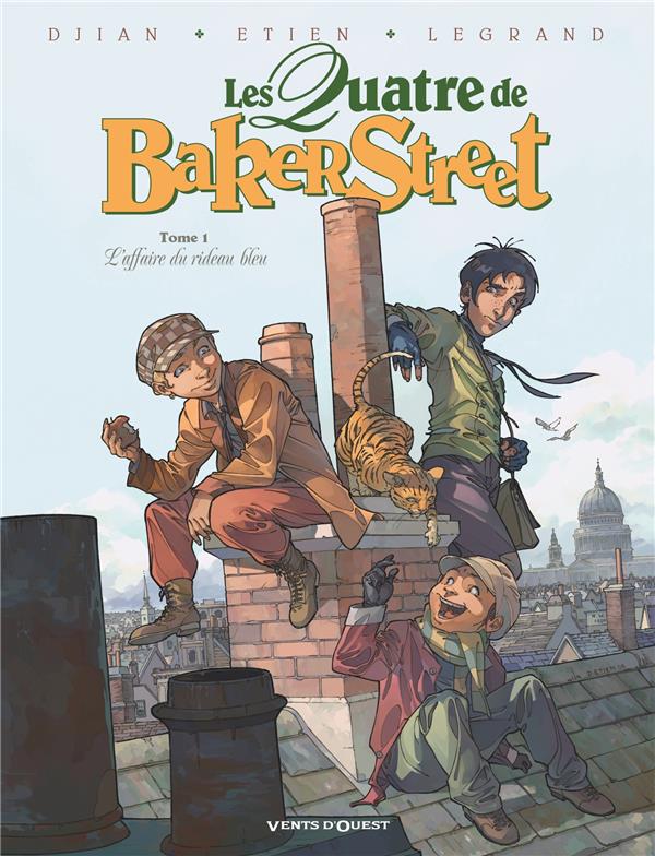 LES QUATRE DE BAKER STREET - TOME 01 - OP JEUNESSE - L'AFFAIRE DU RIDEAU BLEU