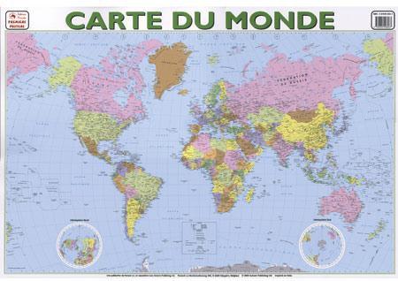 POSTERS RECTO VERSO/CARTE DU MONDE