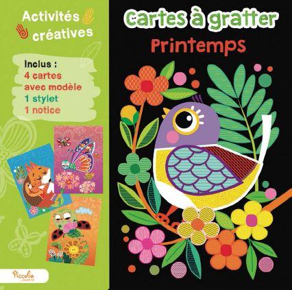 CARTES A GRATTER PRINTEMPS - ACTIVITES CREATIVES