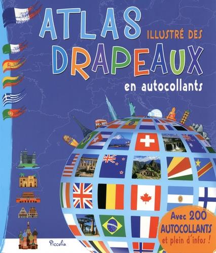 ATLAS ILLUSTRE DES DRAPEAUX EN AUTOCOLLANTS