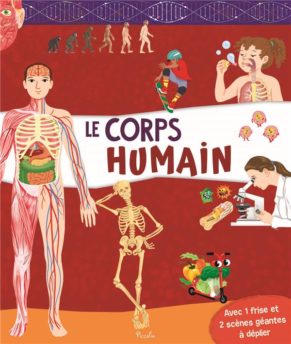 LE CORPS HUMAIN - AVEC UNE FRISE ET DEUX SCENES GEANTES A DEPLIER