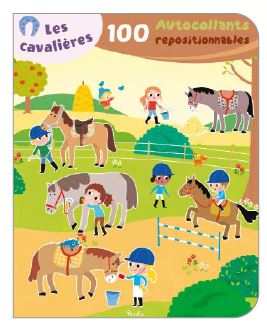 LES CAVALIERES - 100 AUTOCOLLANTS REPOSITIONNABLES