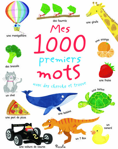 MES 1000 PREMIERS MOTS AVEC DES CHERCHE ET TROUVE