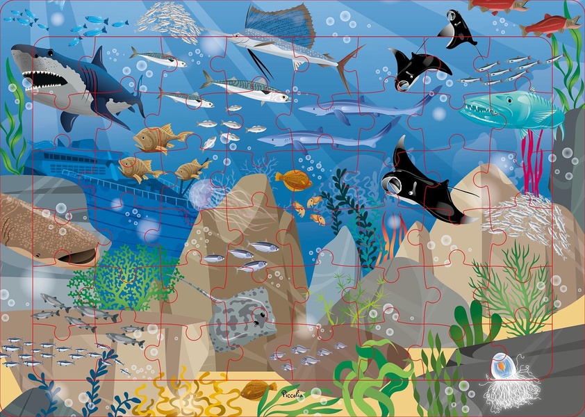 EN HAUTE MER - PUZZLE