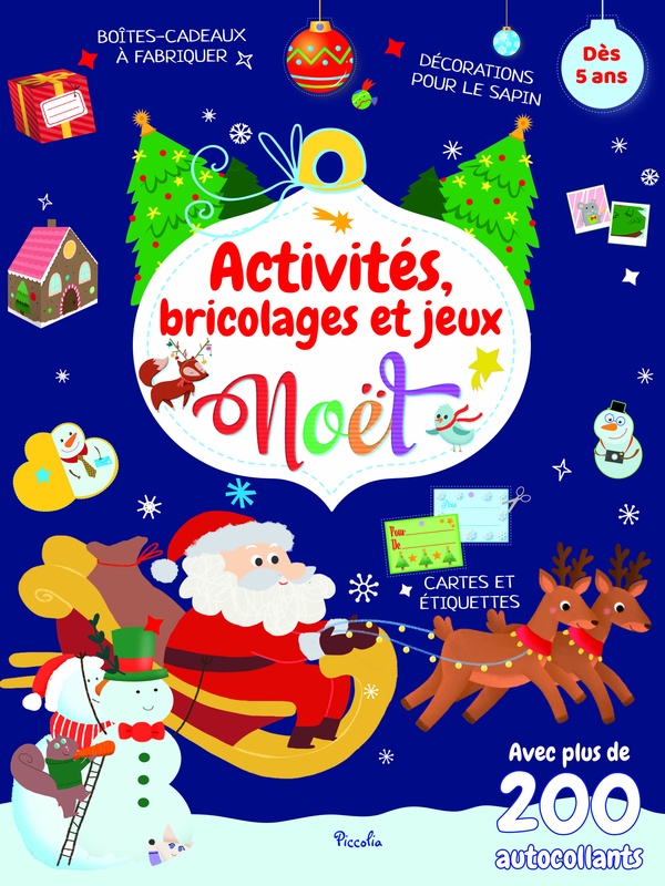 ACTIVITES, BRICOLAGES ET JEUX DE NOEL