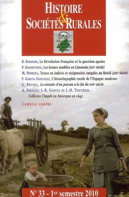 HISTOIRE & SOCIETES RURALES 33
