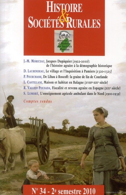 HISTOIRE & SOCIETES RURALES 34