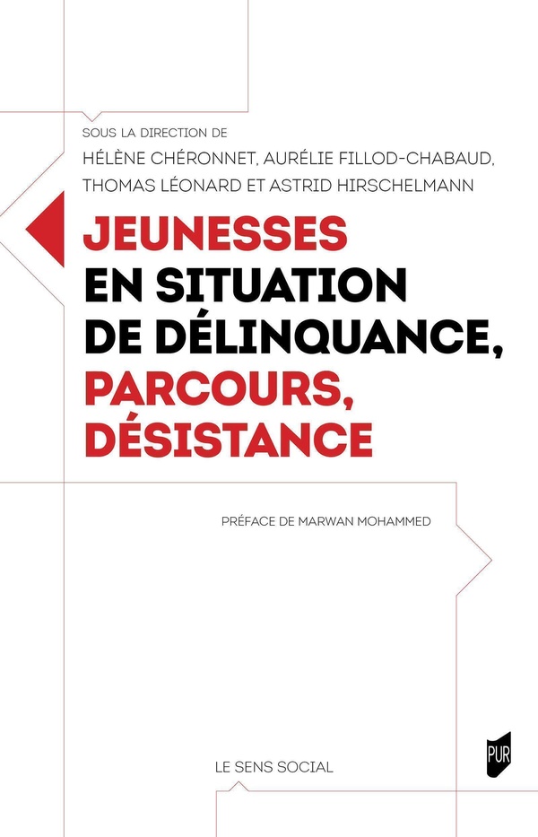 JEUNESSES EN SITUATION DE DELINQUANCE, PARCOURS, DESISTANCE