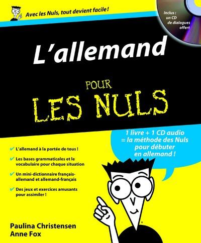 L'ALLEMAND POUR LES NULS + CD