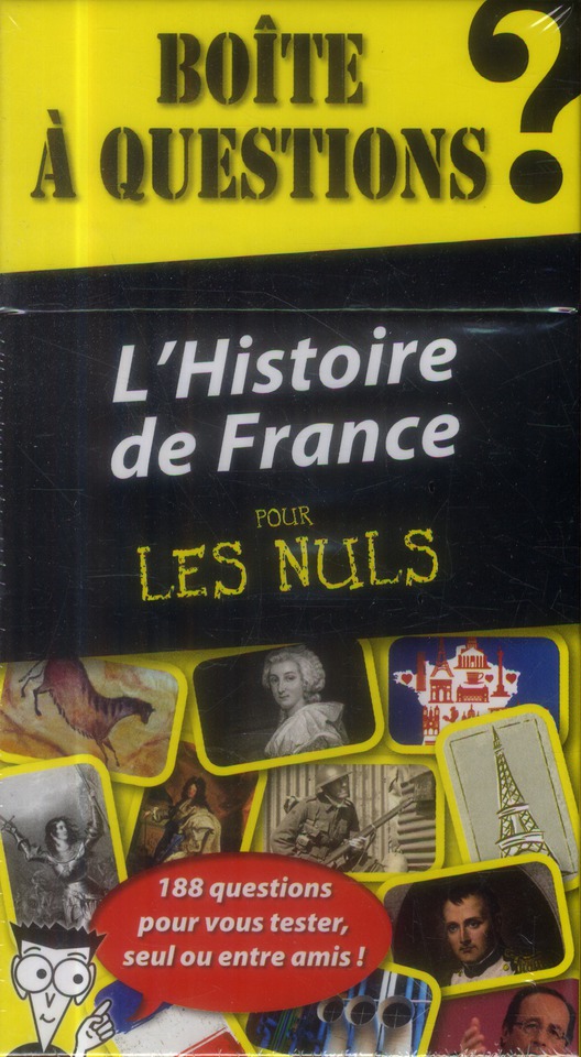 BOITE A QUESTIONS L'HISTOIRE DE FRANCE POUR LES NULS