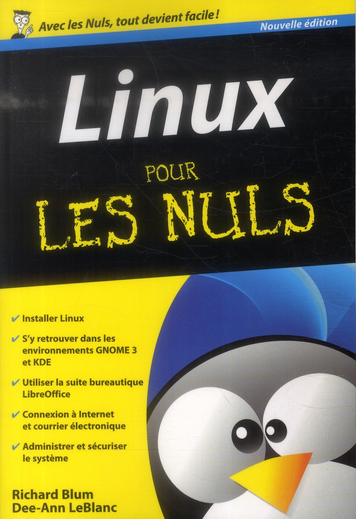 LINUX POCHE POUR LES NULS, NOUVELLE EDITION