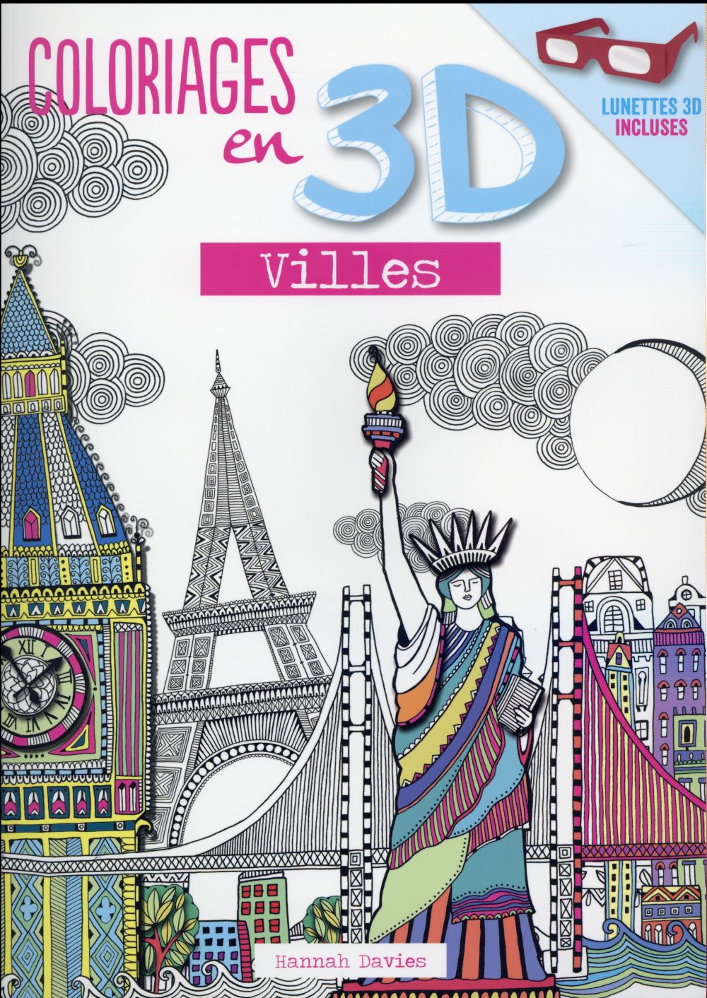 COLORIAGES EN 3D - VILLES