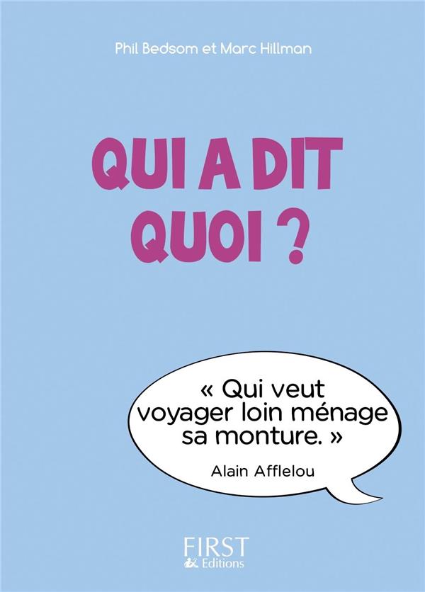 LE PETIT LIVRE DE - QUI A DIT QUOI ?