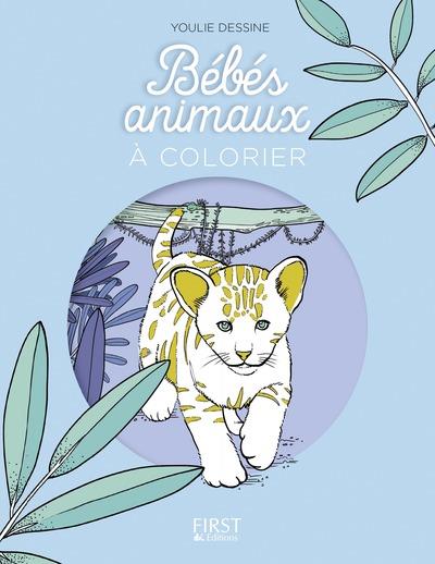 BEBES ANIMAUX A COLORIER