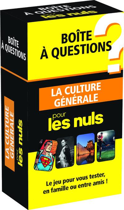 BOITE A QUESTION LA CULTURE GENERALE POUR LES NULSED 2016