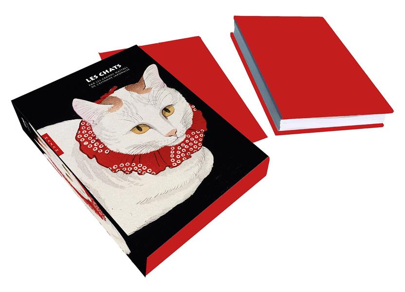 LES CHATS PAR LES GRANDS MAITRES DE L'ESTAMPE JAPONAISE (COFFRET)