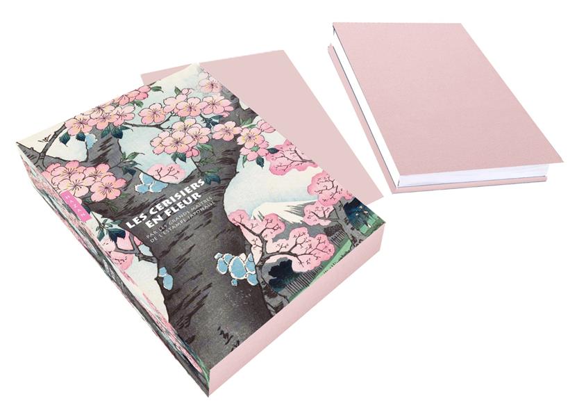 LES CERISIERS EN FLEUR PAR LES GRANDS MAITRES DE L'ESTAMPE JAPONAISE (COFFRET)