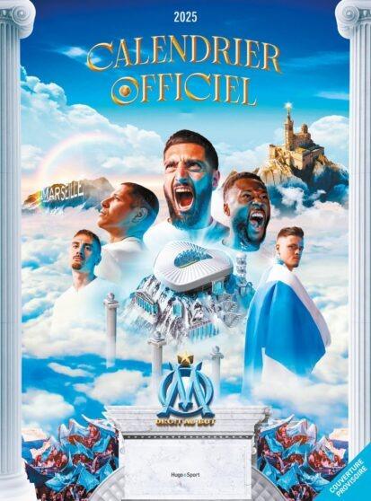 CALENDRIER MURAL OLYMPIQUE DE MARSEILLE 2025