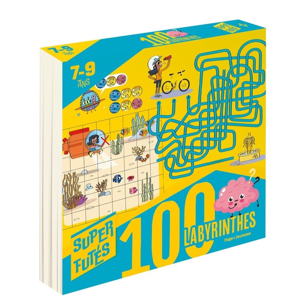 100 LABYRINTHES POUR SUPER FUTES 7-9 ANS